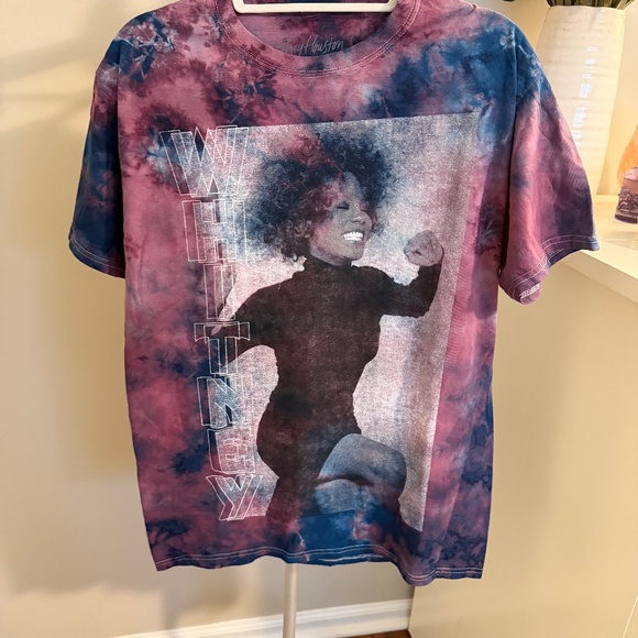 NWOT Whitney Houston Tie Dye T-Shirt - Picture 2 of 5